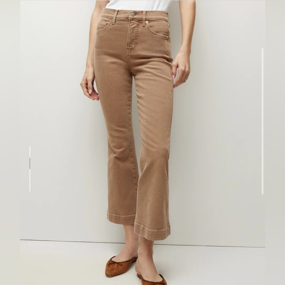 Veronica Beard Women's Carson High Rise Ankle Flare Leg Jeans